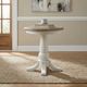 Liberty Furniture Turnberry Park Toasted Oat Round End Table with Washed White Base-1