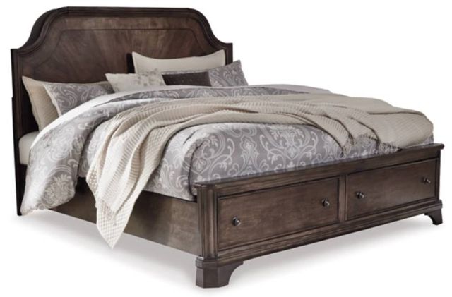 Signature Design by Ashley® Adinton 3-Piece Brown Queen Panel Storage BedSet-3