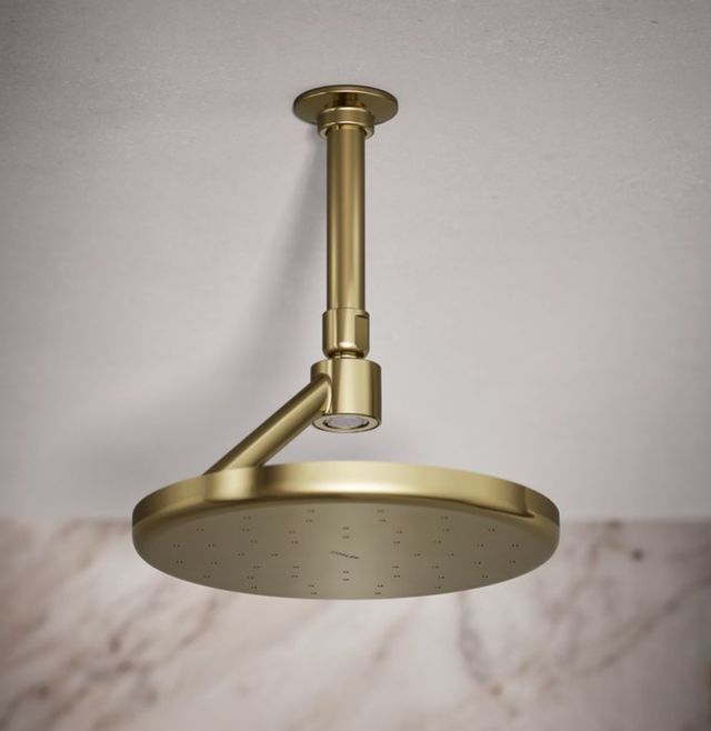 KOHLER® Statement® Vibrant French Gold 2.5 GPM Open Rain Iconic Single-Function Rainhead-1