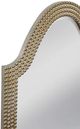Bassett Mirror Shiielded Antique Silver Leaf Wall Mirror-1