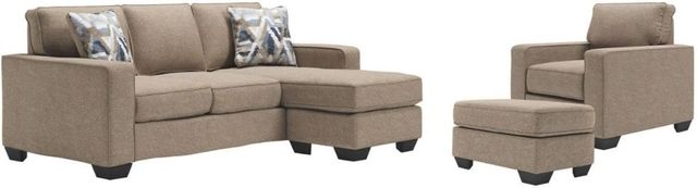 Signature Design by Ashley® Greaves 3-Piece Driftwood Living Room Set-0