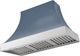 AGA Cascade 48" Stone Blue Wall Mounted Range Hood  with Polished Chrome Trim-0