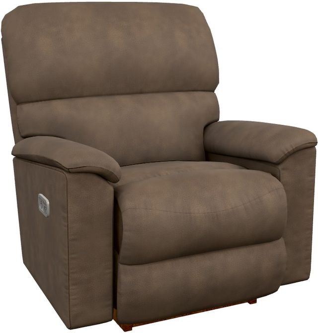 La-Z-Boy® Brooks Ash Power Rocking Recliner with Headrest-0