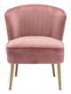 Zuo® Tina Pink, Gold & Foliage Print Accent Chair-1