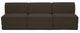 Meridian Furniture Ollie 3-Piece Brown Sofa-1