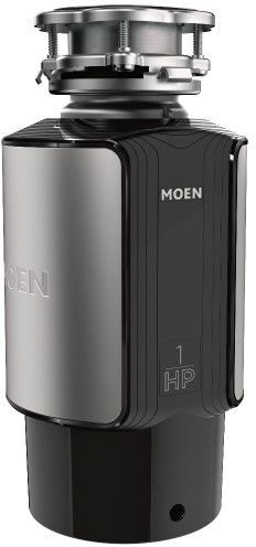 Moen® GX Series 1 HP Continuous Feed Black Garbage Disposal-0