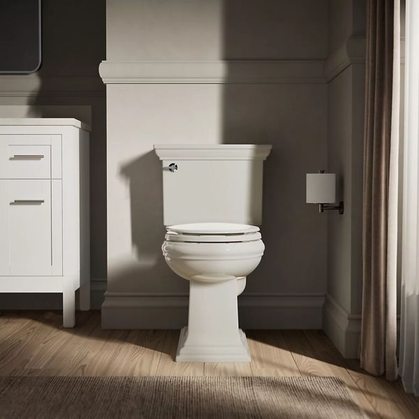 KOHLER® Stonewood® Almond Round-Front Toilet Seat-3