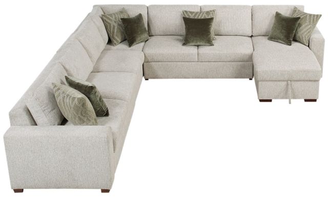 Homelegance® Isla 5-Piece Sage Sand Modular Sectional and Reversible Chaise-2