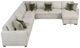 Homelegance® Isla 5-Piece Sage Sand Modular Sectional and Reversible Chaise-2