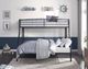 Homelegance® Lunar Dark Bronze Twin/Full Youth Bunk Bed-1