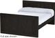 Crate Designs™ Furniture Espresso Full Youth Panel Bed-0