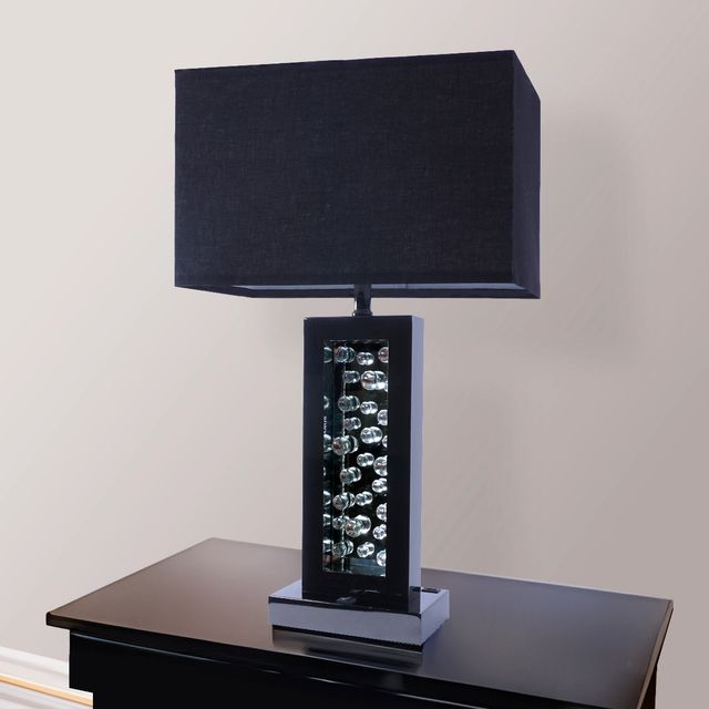 Crown Mark Black Nickel 28" Table Lamp-1