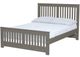 Crate Designs™ Furniture Graphite Queen Shaker Bed-0
