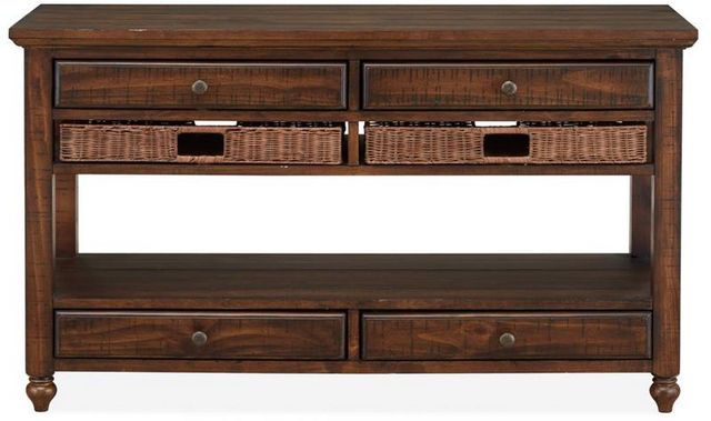 Magnussen Home® Roanoke Cherry Rectangular Sofa Table-1