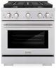 ZLINE 30" Stainless Steel Pro Style Gas Range-0