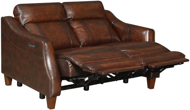 Steve Silver Co. Akari English Chestnut Dual-Power Recliner Loveseat-1