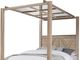 Artisan & Post by Vaughan-Bassett Cool Rustic Clear Maple King Mirrored Canopy Bed-3