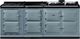 AGA™ eR7 210 Classic Cast Iron 83" Dove Pro Style Dual Fuel Range-0