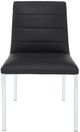 Modus Furniture Amalfi Chrome/Soot Upholstered Dining Side Chair-1