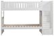 Homelegance® Galen White Twin/Twin Step Bunk Bed-3