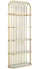 VIG Furniture Modrest Doral Gold Glass Shelf-0