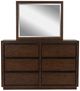 Signature Design by Ashley® Dilenno Dark Brown Dresser and Mirror-2