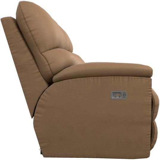 La-Z-Boy® Trouper Fawn Power Reclining Loveseat with Headrest and Lumbar-2