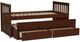 Homelegance® Rowe Dark Cherry Twin Over Twin Trundle Bed-4