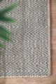 A & B Home Brown 8'x10' Sisal Rug with Shuttle Weave Durrie-5