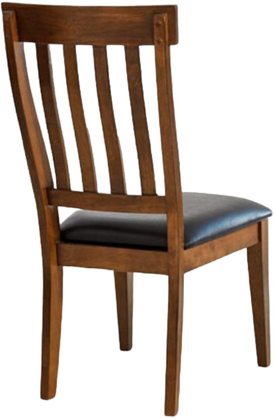 A-America® Mariposa Rustic Whiskey Slatback Dining Side Chair-1
