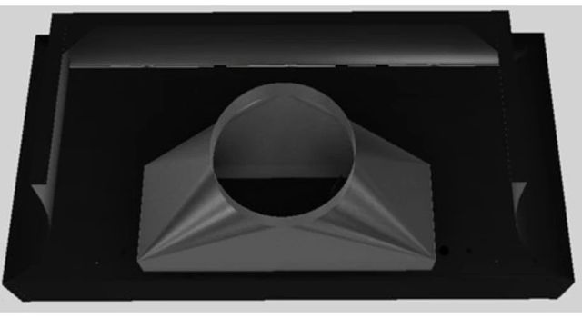 Vent-A-Hood® Designer Series 48" Black Wall Mounted Range Hood-2