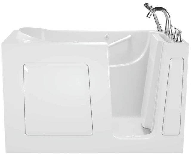 American Standard Gelcoat White 30” x 60” Walk-In Bathtub with Air Spa System - Right Hand Door and Drain-0