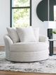 Signature Design by Ashley® Snodoodle Arctic Oversized Swivel Accent Chair-3