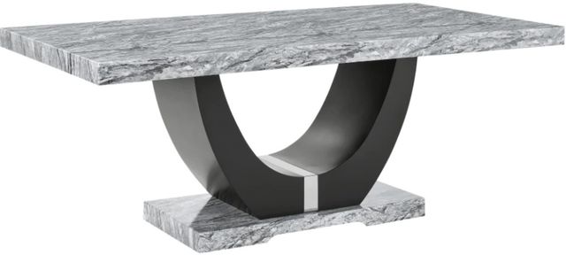 New Classic® Home Furnishings Lyra 5-Piece Black/Gray Dining Set-2