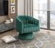 Homelegance® Bristol Dark Green Swivel Chair-1