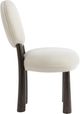 TOV Furniture Sulley Cream/Dark Brown Dining Chair-4