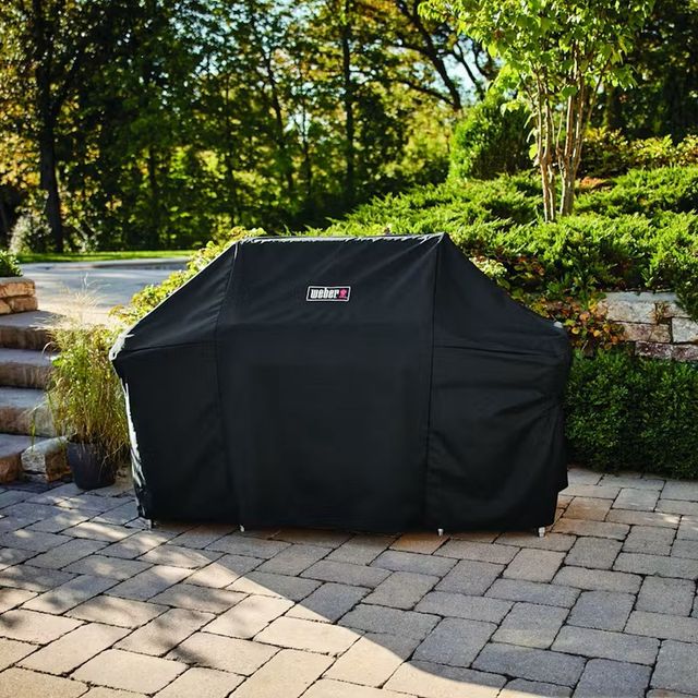 Weber® Black Premium Grill Cover-0