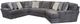 Jackson Furniture Mammoth 3-Piece Smoke Right Side Facing Sectional-0