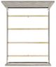 Elements International Ellen Ash White Queen Panel Bed-3