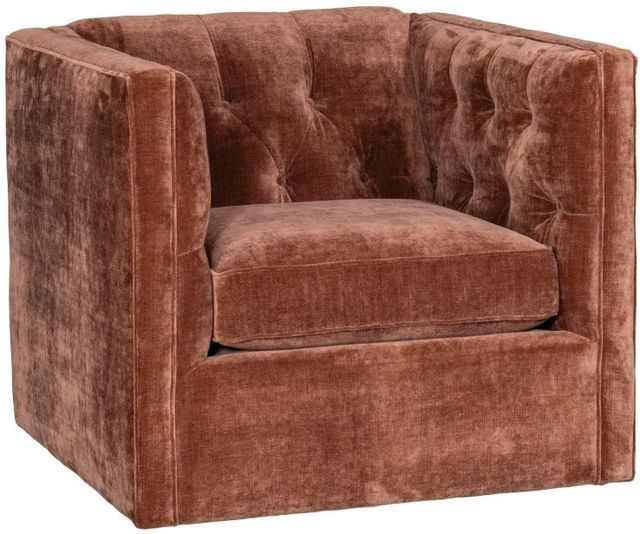 Mayo Furniture Customizable 37" Fabric Swivel Chair-0