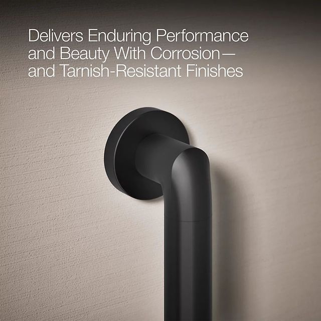 KOHLER® Kumin™ Matte Black 18" Grab Bar-4