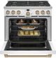 Café™ 36" Matte White Pro Style Dual Fuel Range with 6 Burners -2