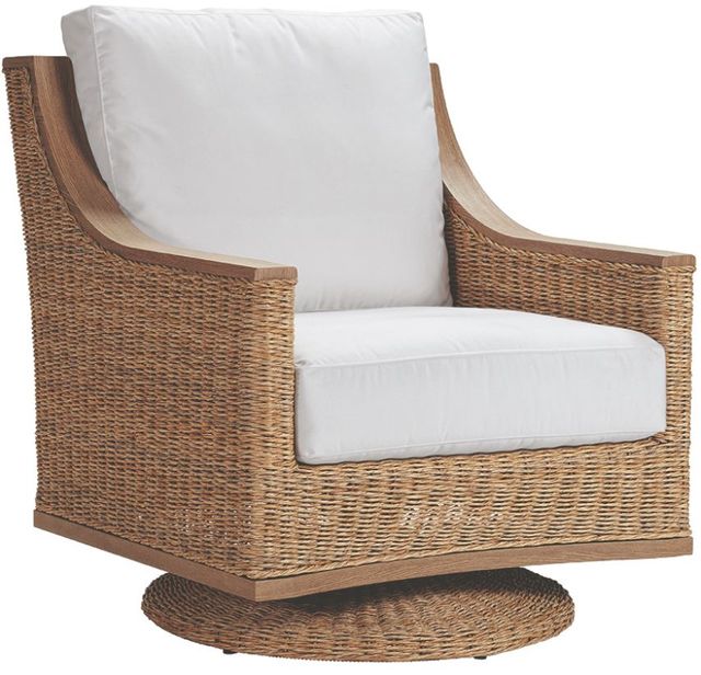 Lane Venture® Hemingway Light Gray Loggia Swivel Rocker Lounge Chair-0