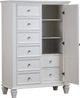 Coaster® Sandy Beach White Door Dresser-0