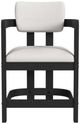 Elements International Portland Black/White Counter Stool-3