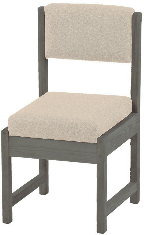 Crate Designs™ Furniture Graphite Narrow Dining Side Chair-0
