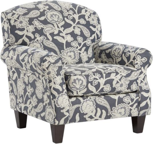 Fusion Furniture Awesome Sophie Indigo Accent Chair-0