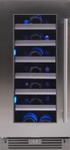 XO 15" Fingerprint Resistant Stainless Steel Wine Cooler-0