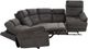 Flexsteel® Gray Power Reclining Sectional with Custom Layout Options-3