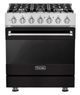 Viking® 3 Series 30" Onyx Pro Style Natural Gas Range-0